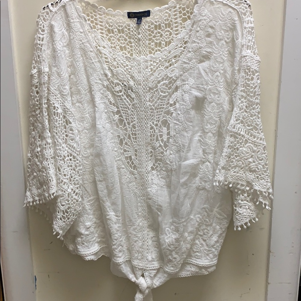 Democracy lacy blouse